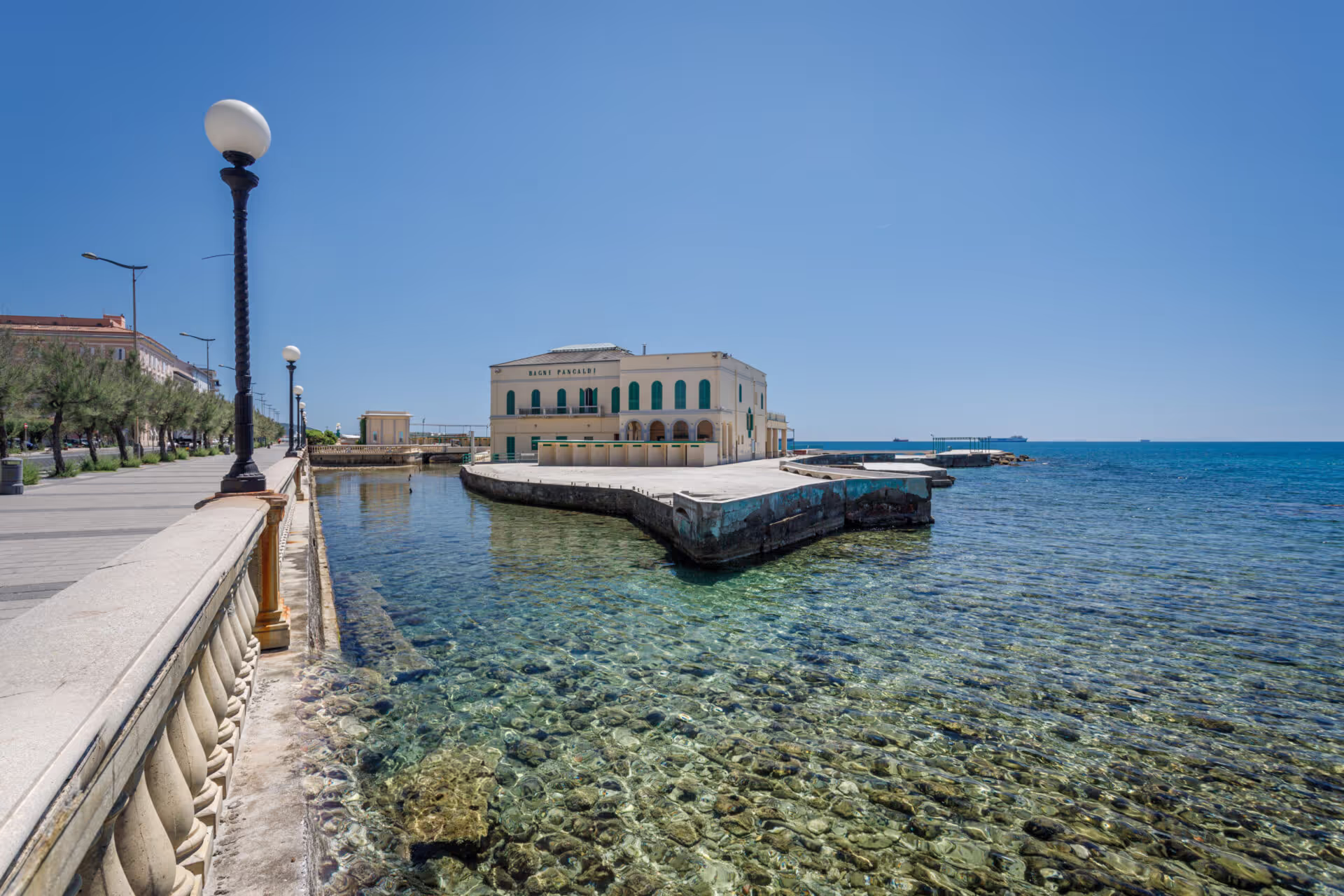 Palazzo Pancaldi on the Livorno seafront