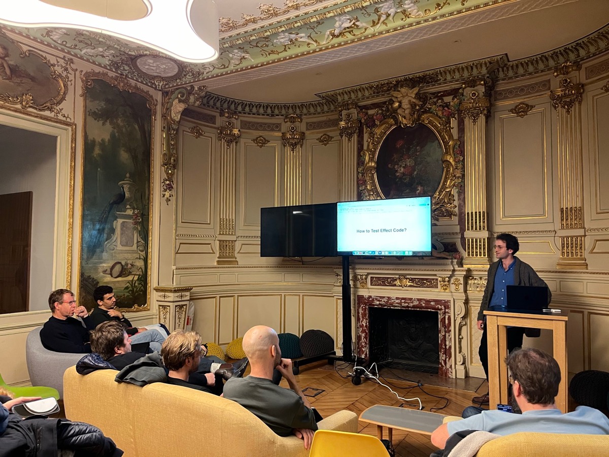 Effect meetup in Paris